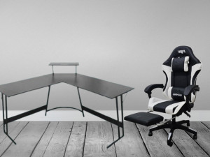 AKCIJA! Combo Gaming SET MAX STOLICA 5xboja i KUTNI STO / STOL