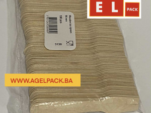 Drvena kasika za sladoled  ili desert      100 kom  paket