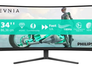 Philips Evnia 34M2C3500L - 34" Zakrivljeni WQHD 180Hz HDMI DP 0.5