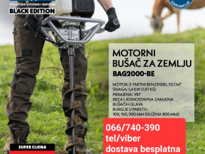 Scheppach motorni bušač zemlje BAG2000-BE 1.97 KS