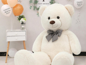 Plišani medo sa mašnom 120 cm