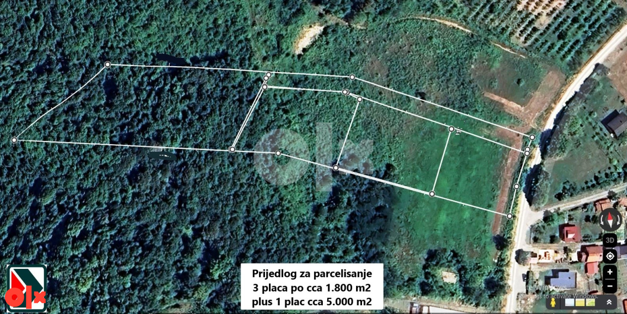 PRODAJE SE ZEMLJIŠTE EKSKLUZIVNA LOKACIJA KRČMARICE 6