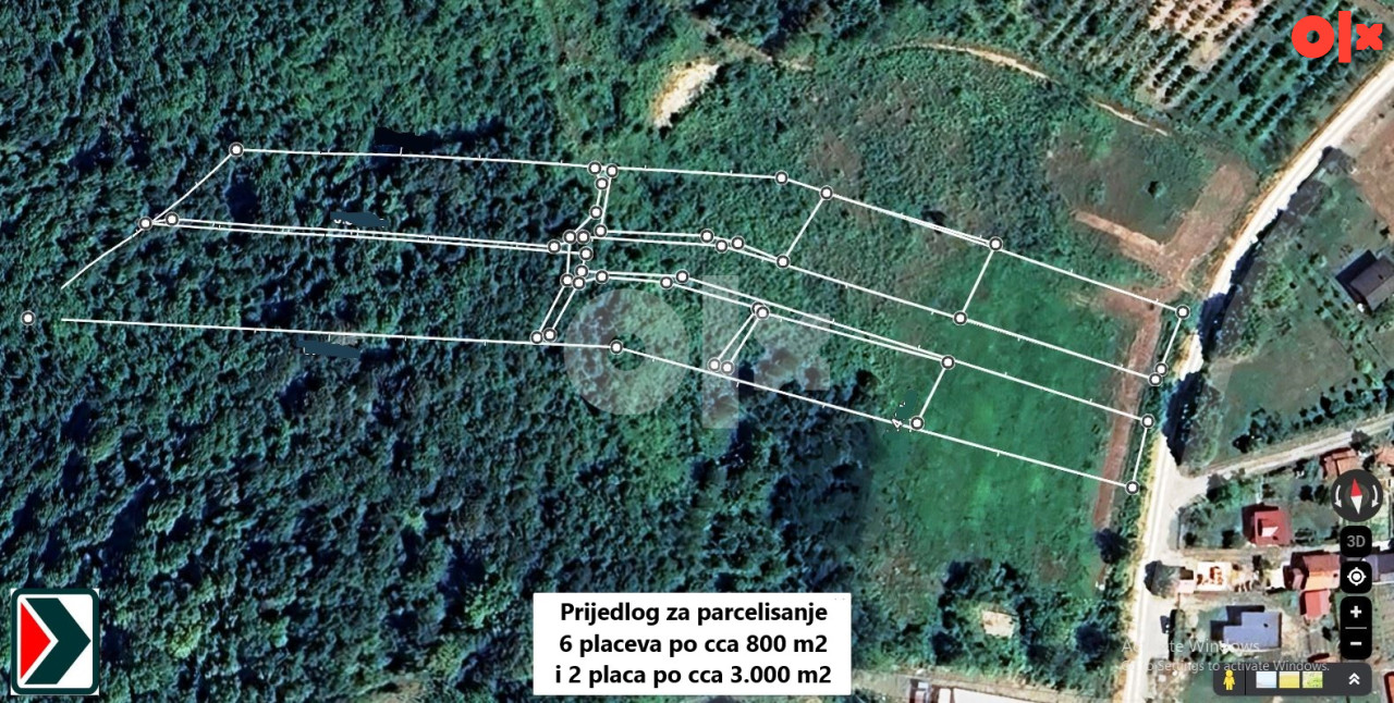 PRODAJE SE ZEMLJIŠTE EKSKLUZIVNA LOKACIJA KRČMARICE 7