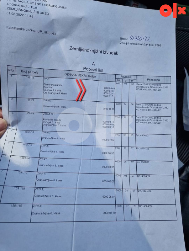 Zemljište naselje Kiseljak 2