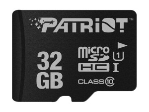 Patriot microSD 32GB UHS-I, SDXC, U1, C10 up to 80MB/s read