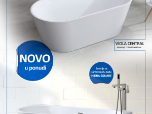 Kada VIOLA samostojeca akrilna 170x80