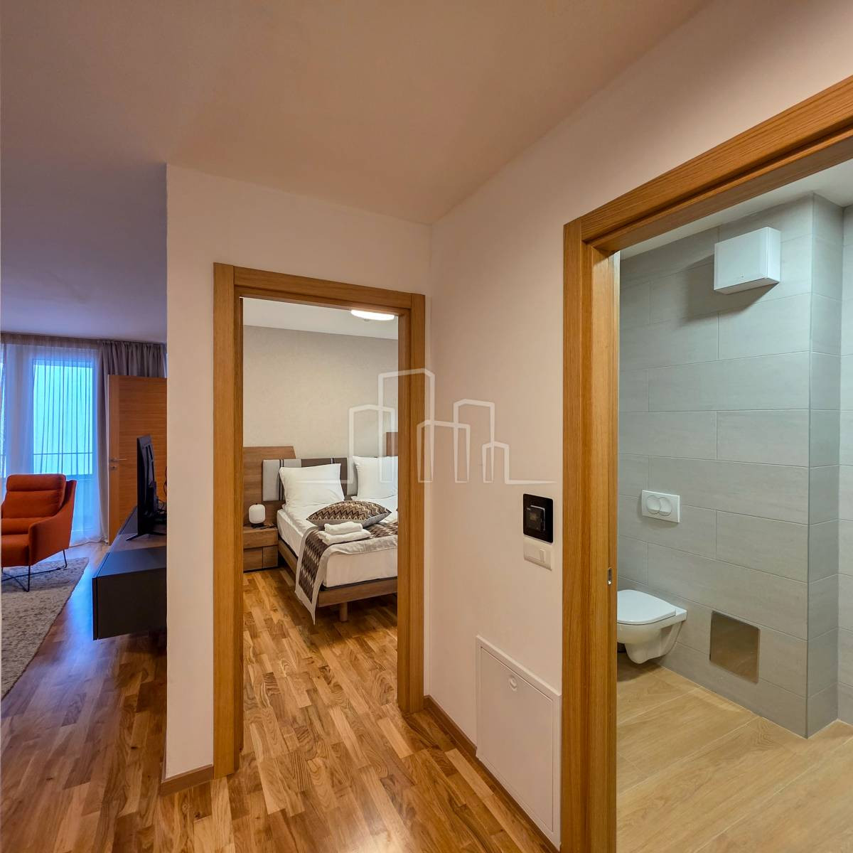 Nov apartman sa dvije spavaće sobe i garažom Jahorina 20