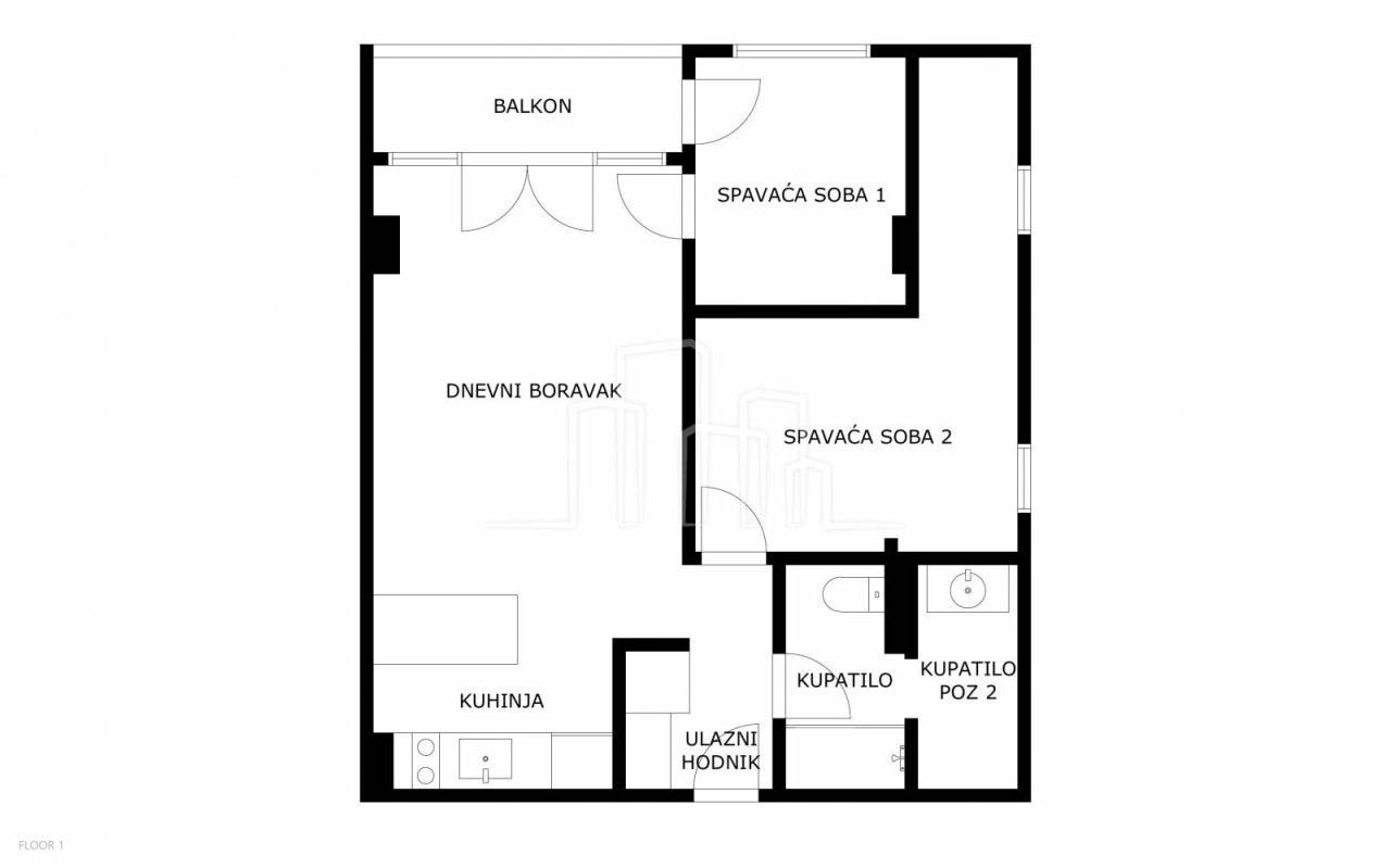Nov apartman sa dvije spavaće sobe i garažom Jahorina 36