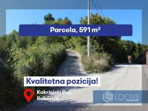 LOCUS: Zemljište 591m2, Kakrinje, Rakovica, Ilidža