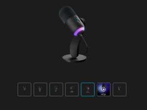 LOGITECH G Yeti GX RGB Microphone LIGHTSYNC - BLACK - USB