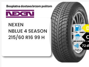 215/60 R 16 99H XL NEXEN N BLUE 4 SEASON