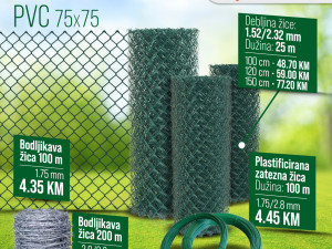 PVC I POC MREŽA ZA OGRAĐIVANJE