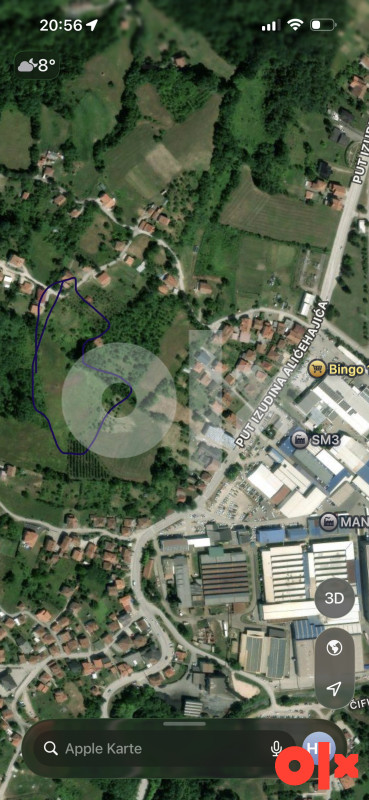 Zemljište Tešanj bukva 500-700 m2 vikendice voćnjaka 9