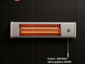 Zidna grijalica za kupatilo  1200W