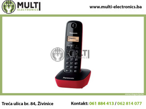 PANASONIC telefon bežični KX-TG1611FXR crveni