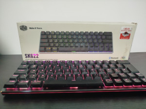 Cooler Master SK622 Bežična mehanička tastatura (RGB, Low Profil)