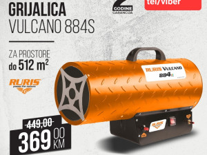 RURIS grijalica kalolifer plinski top Vulcano 884S