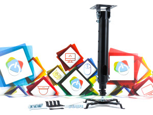 Nosač za projektor stropni 485 - 685 mm DOPER