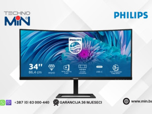 Philips E Line 346E2CUAE UltraWide 34" WQHD VA, Curved, 100Hz