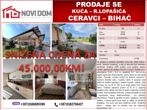 SNIŽENA CIJENA - Kuća - Radoslava Lopašića - BIHAĆ