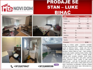 PRODAJE SE- Stan - LUKE - BIHAĆ