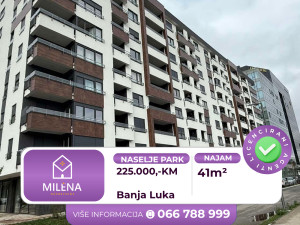 Dvosoban stan 41m2 - Naselje Park Banja Luka