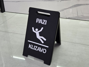 Obostrani/dvostrani stalak pazi klizavo