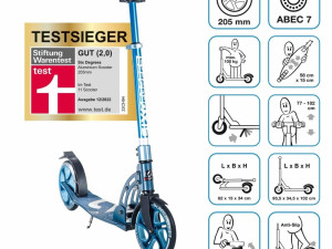 SIX DEGREES Aluminijumski Skuter s Mehanizmom za Sklapanje