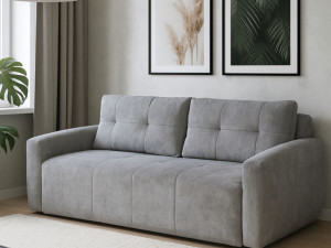 SOFA LEŽAJ DVOSJED KOMBINOVANA SOFA SIVA