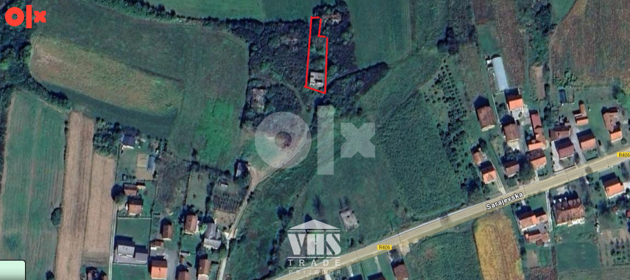 Zemljište Prijedor 565m2