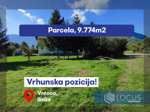 LOCUS: Građevinsko zemljište 9.774m2, Plandište, Ilidža