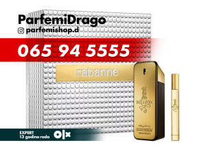 Paco Rabanne 1 Million set 100ml edt + 10ml edt . 100 ml 1Million