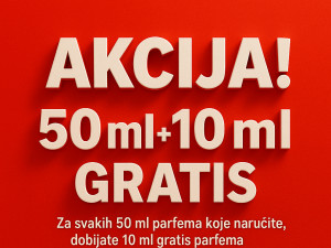50ml+10 ml POKLON! Francuski Muški i Ženski Točeni Parfem