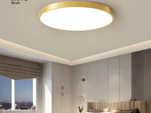 PLAFONJERA SAFELUX ST0G - GOLD - 30 CM