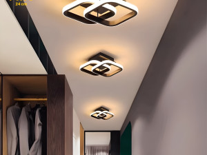 LUSTER PLAFONJERA SAFELUX ST06-B - CRNA - 3 BOJE OSVJETLJENJA