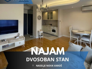 Iznajmljuje se dvosoban stan, kod parka Mladen Stojanović