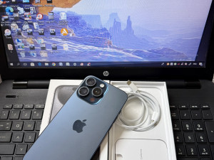 IPHONE 15 PRO MAX 512GB BLUE ODLICAN 82% BAT FUL PAKET