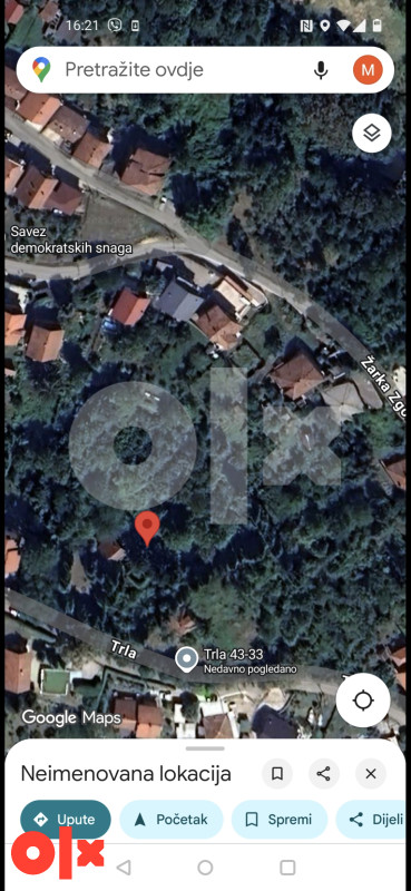 Zemljište Banja Luka, ulica Trla
