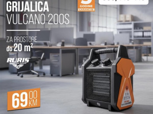 RURIS električna grijalica kalolifer Vulcano 200S