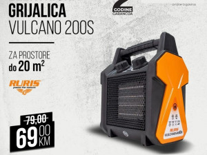RURIS električna grijalica kalolifer Vulcano 200S