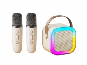 Bluetooth zvucnik sa 2 mikrofona (KARAOKE)