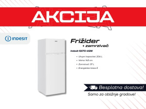 Indesit IS5T0 412W Frižider sa zamrzivačem