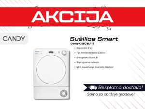 Sušilica Smart Candy 8 kg CSEC8LF-S/DOSTAVA