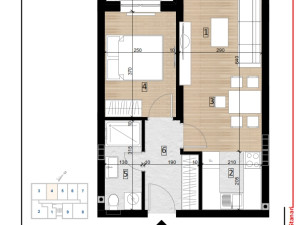 Stan Doboj 42.34m2 SPO Bulevar 4-lamela 2