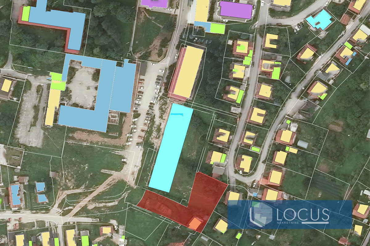 LOCUS: Parcela za gradnju zgrade u centru  nas. Ilijaš 20