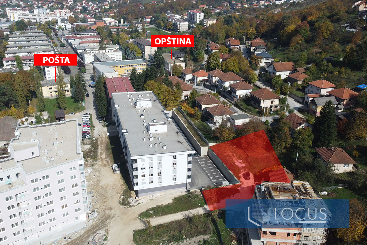 LOCUS: Parcela za gradnju zgrade u centru  nas. Ilijaš 2