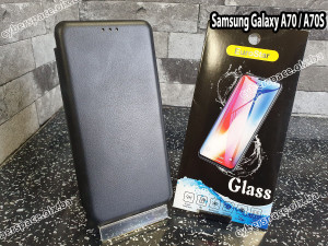 Preklopna Futrola Maska Samsung Galaxy A70 - A70S I STAKLO