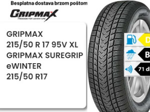215/50 R 17 95V XL GRIPMAX SUREGRIP eWINTER