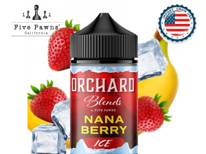 Five Pawns Nana Berry Ice 120ml 12mg Banana Jagoda Led