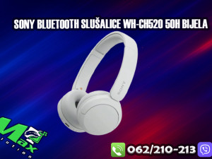 Sony Bluetooth Slusalice WH-CH520 50h Bijela
